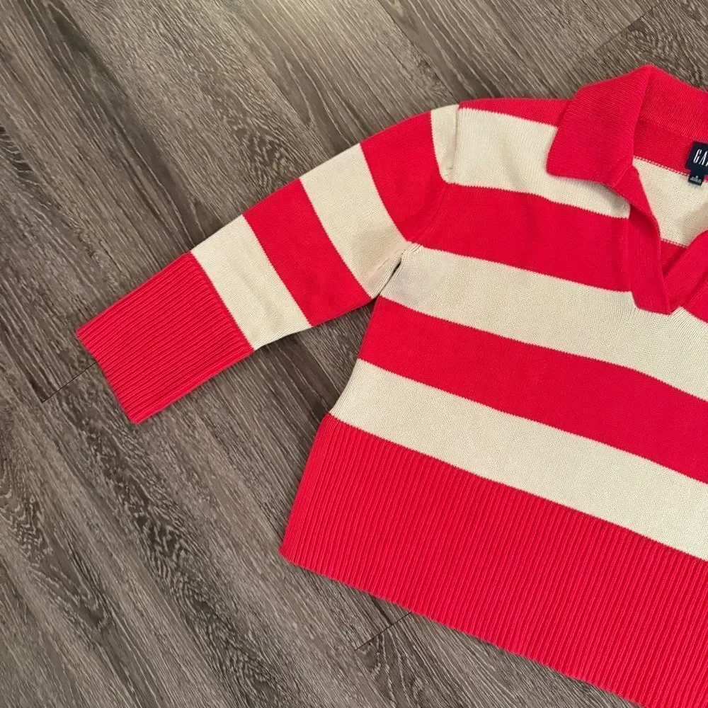 Gap Split Hem Polo Sweater
